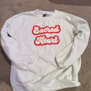 sacred heart customized crew neck